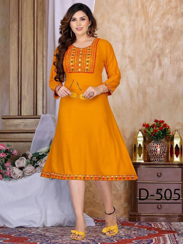 Riyaa Ruchika rayon Designer Exclusive Kurti collection